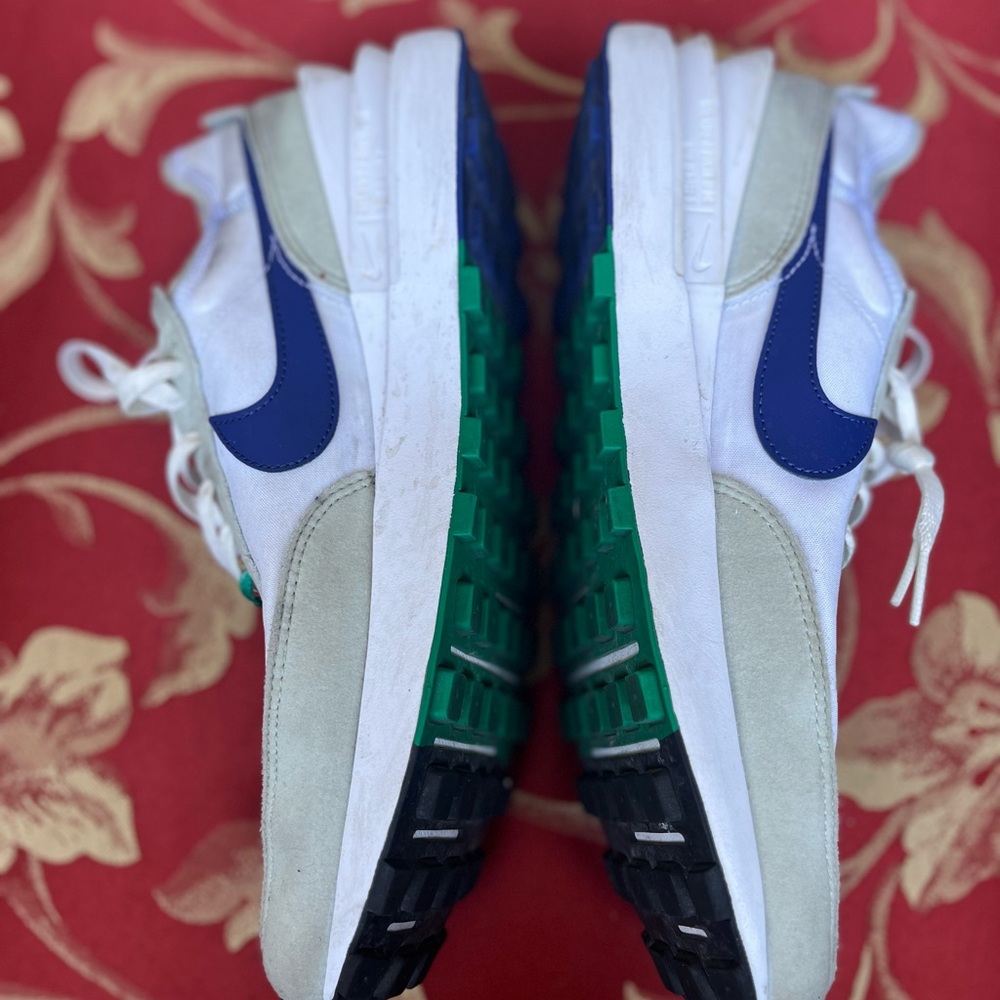 Nike Blue and Green Sneakers Low-Top Style